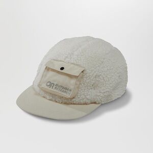 Outdoor Research Cream Fleece/Sherpa Pocket Hat